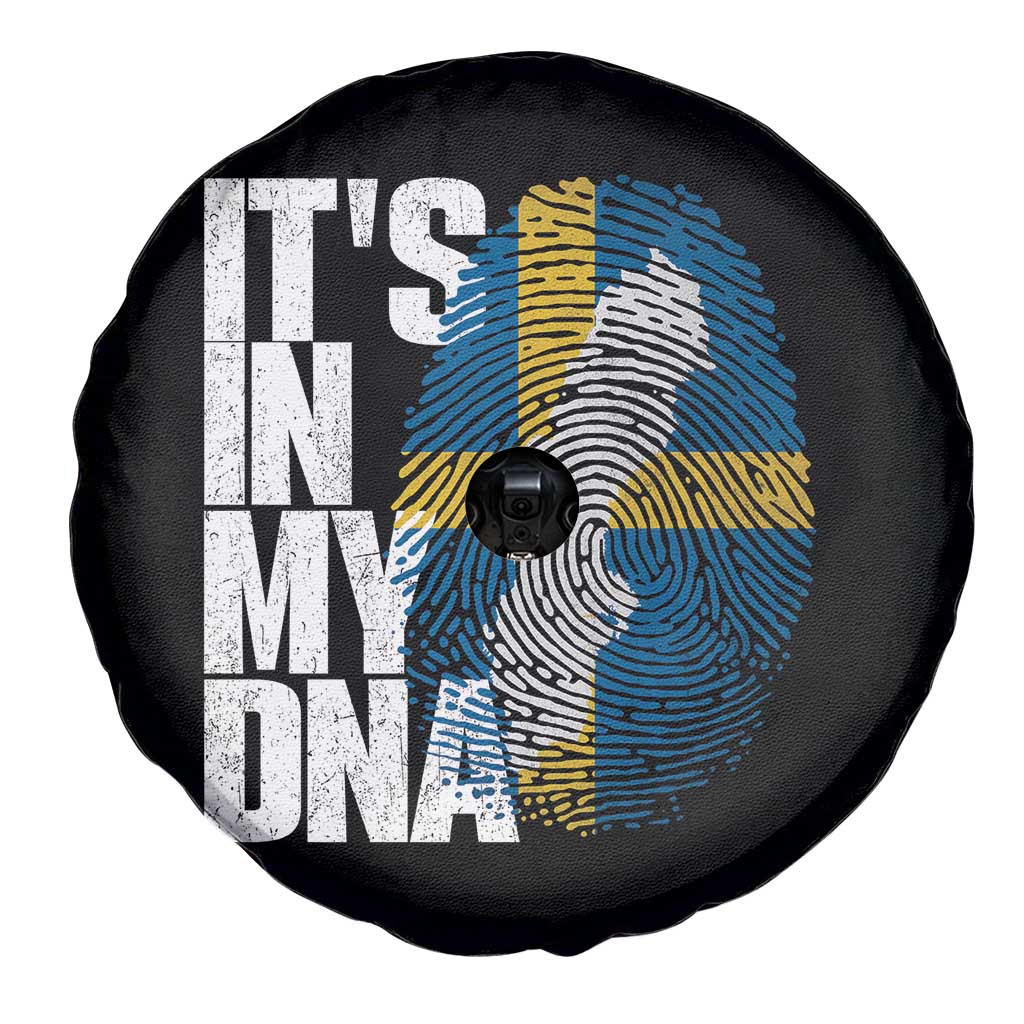 It's in My DNA Spare Tire Cover Sweden Sverige Swedish Map Flag