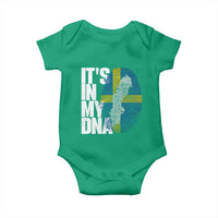 It's in My DNA Baby Onesie Sweden Sverige Swedish Map Flag