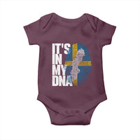 It's in My DNA Baby Onesie Sweden Sverige Swedish Map Flag
