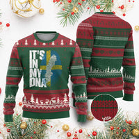 It's in My DNA Ugly Christmas Sweater Sweden Sverige Swedish Map Flag