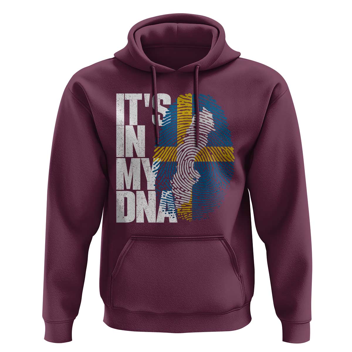 It's in My DNA Hoodie Sweden Sverige Swedish Map Flag