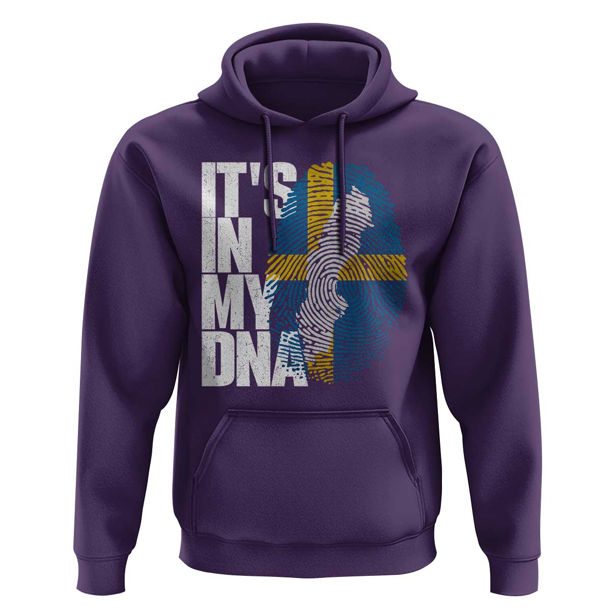 It's in My DNA Hoodie Sweden Sverige Swedish Map Flag