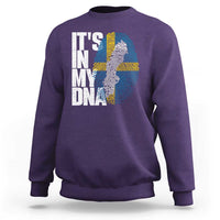 It's in My DNA Sweatshirt Sweden Sverige Swedish Map Flag