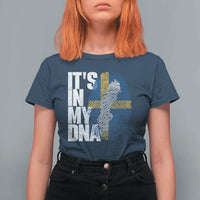 It's in My DNA T Shirt For Women Sweden Sverige Swedish Map Flag