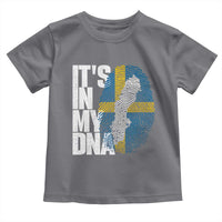 It's in My DNA Toddler T Shirt Sweden Sverige Swedish Map Flag