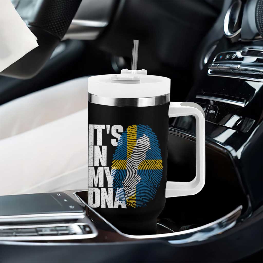 It's in My DNA Tumbler With Handle Sweden Sverige Swedish Map Flag
