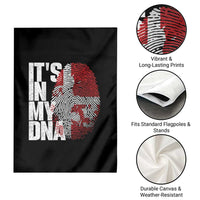 It's in My DNA Garden Flag Denmark Map Flag Danish Gift