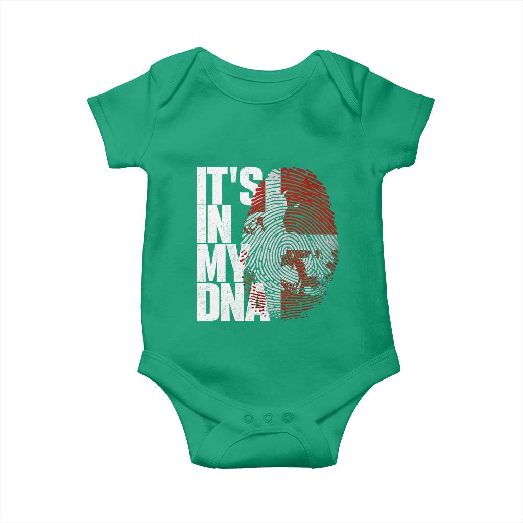 It's in My DNA Baby Onesie Denmark Map Flag Danish Gift