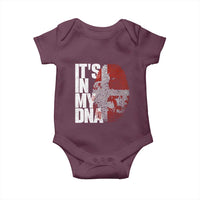 It's in My DNA Baby Onesie Denmark Map Flag Danish Gift