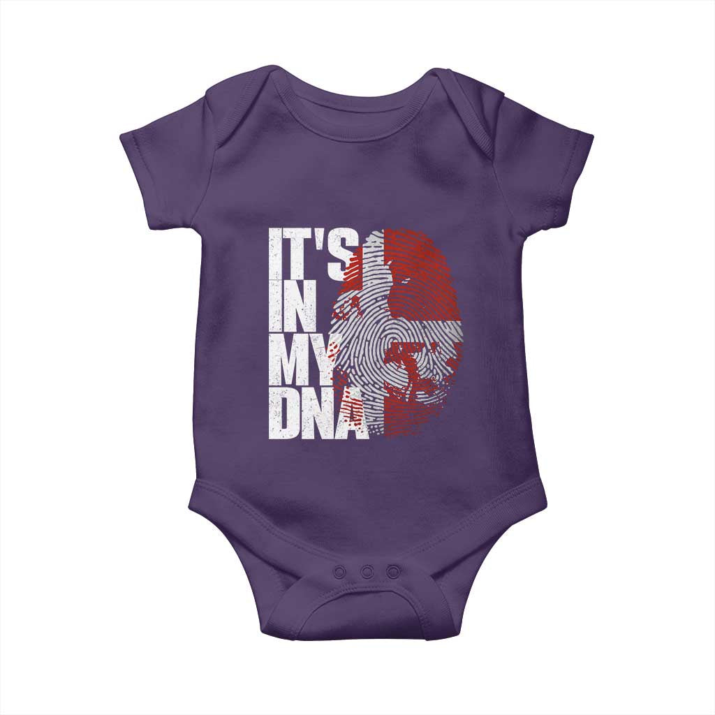 It's in My DNA Baby Onesie Denmark Map Flag Danish Gift