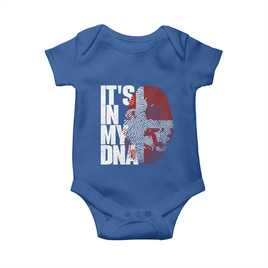 It's in My DNA Baby Onesie Denmark Map Flag Danish Gift