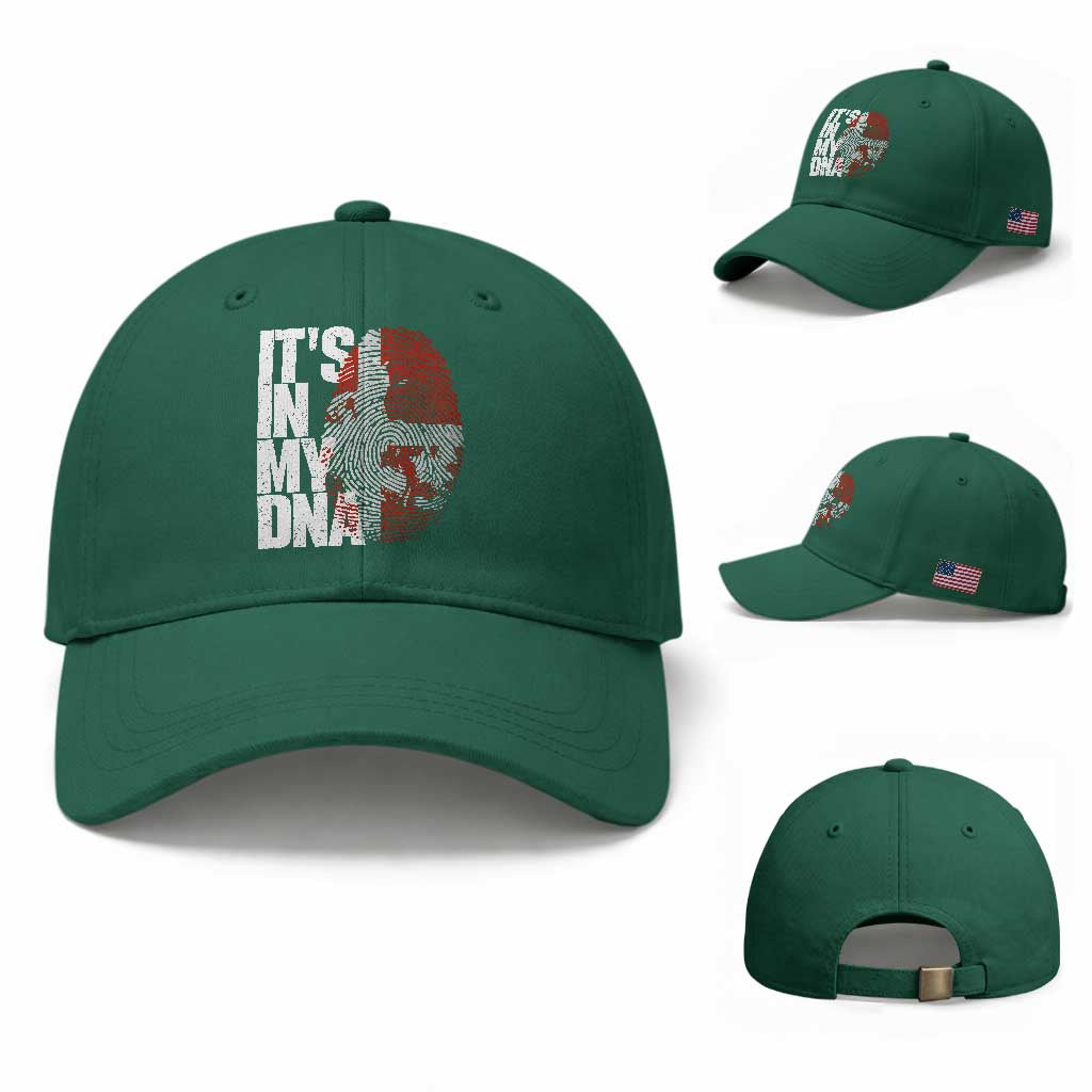 It's in My DNA Baseball Cap Denmark Map Flag Danish Gift