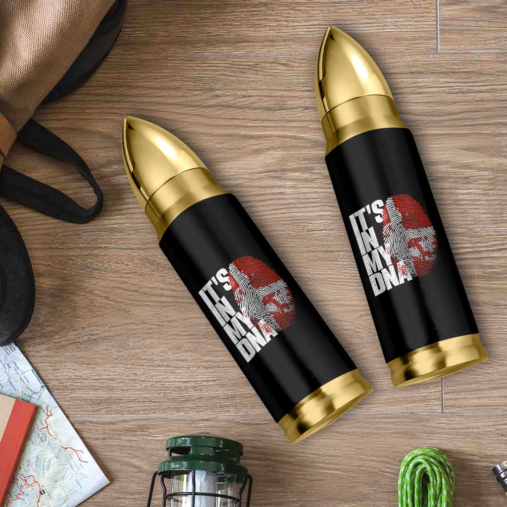 It's in My DNA Bullet Tumbler Denmark Map Flag Danish Gift