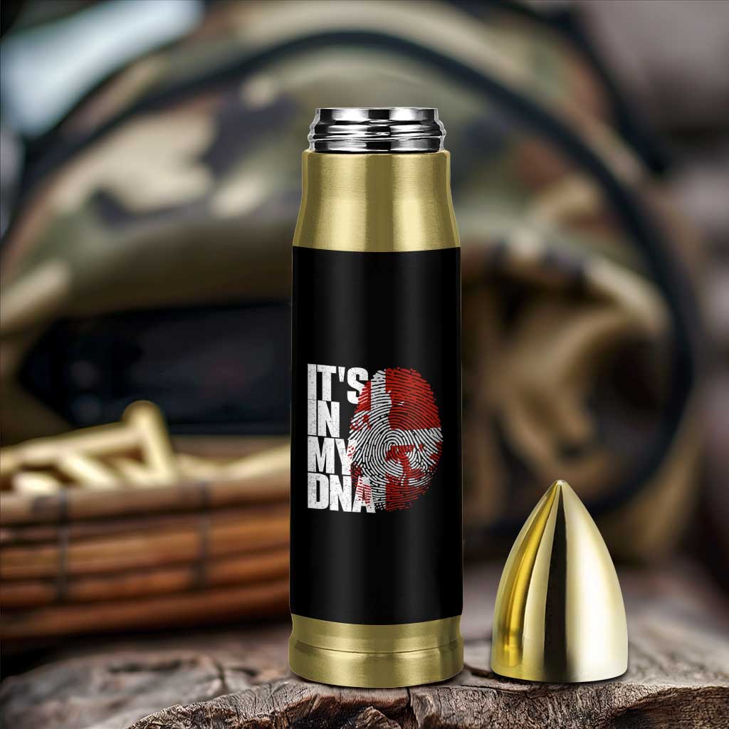 It's in My DNA Bullet Tumbler Denmark Map Flag Danish Gift