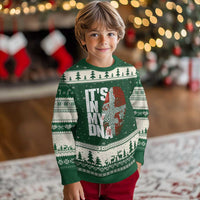 It's in My DNA Ugly Christmas Sweater Denmark Map Flag Danish Gift