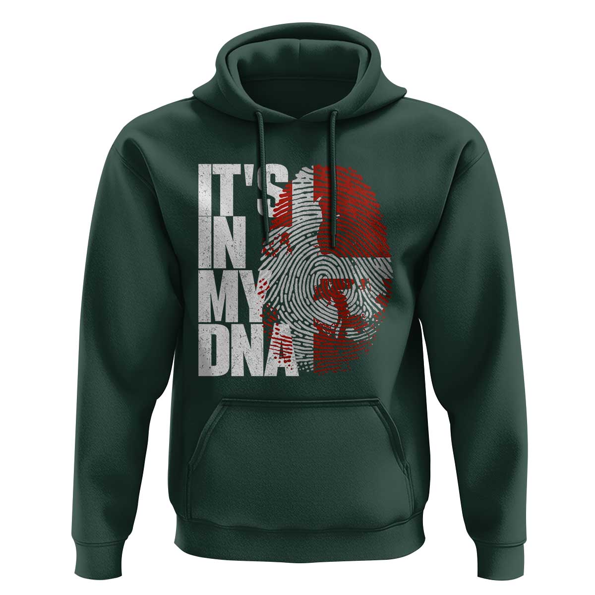 It's in My DNA Hoodie Denmark Map Flag Danish Gift