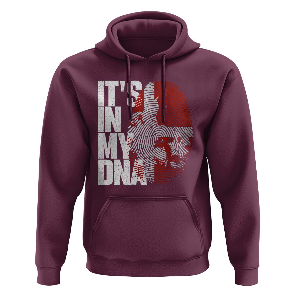 It's in My DNA Hoodie Denmark Map Flag Danish Gift