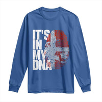 It's in My DNA Long Sleeve Shirt Denmark Map Flag Danish Gift