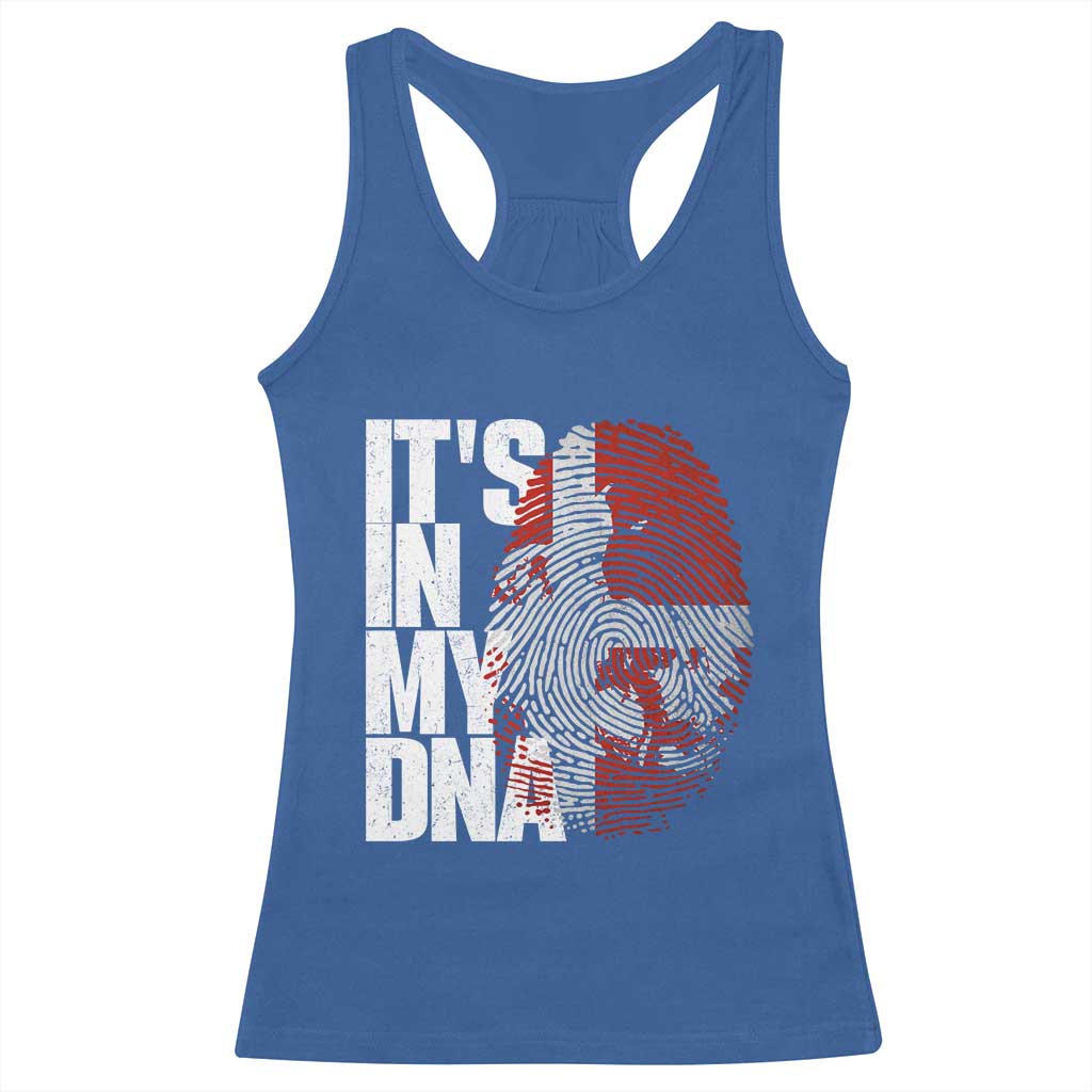 It's in My DNA Racerback Tank Top Denmark Map Flag Danish Gift