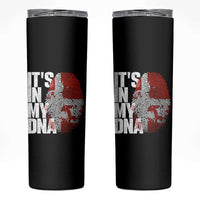 It's in My DNA Skinny Tumbler Denmark Map Flag Danish Gift