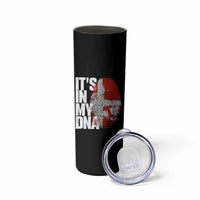 It's in My DNA Skinny Tumbler Denmark Map Flag Danish Gift