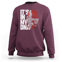 It's in My DNA Sweatshirt Denmark Map Flag Danish Gift