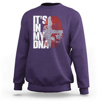 It's in My DNA Sweatshirt Denmark Map Flag Danish Gift