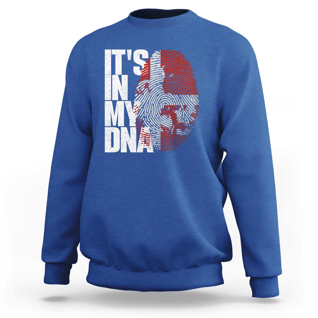 It's in My DNA Sweatshirt Denmark Map Flag Danish Gift