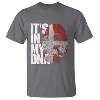 It's in My DNA T Shirt Denmark Map Flag Danish Gift