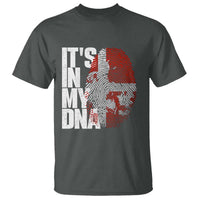 It's in My DNA T Shirt Denmark Map Flag Danish Gift