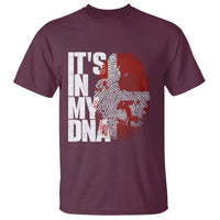It's in My DNA T Shirt Denmark Map Flag Danish Gift
