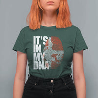 It's in My DNA T Shirt For Women Denmark Map Flag Danish Gift