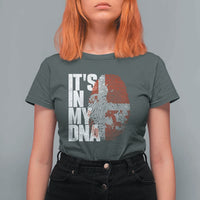 It's in My DNA T Shirt For Women Denmark Map Flag Danish Gift