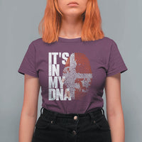 It's in My DNA T Shirt For Women Denmark Map Flag Danish Gift