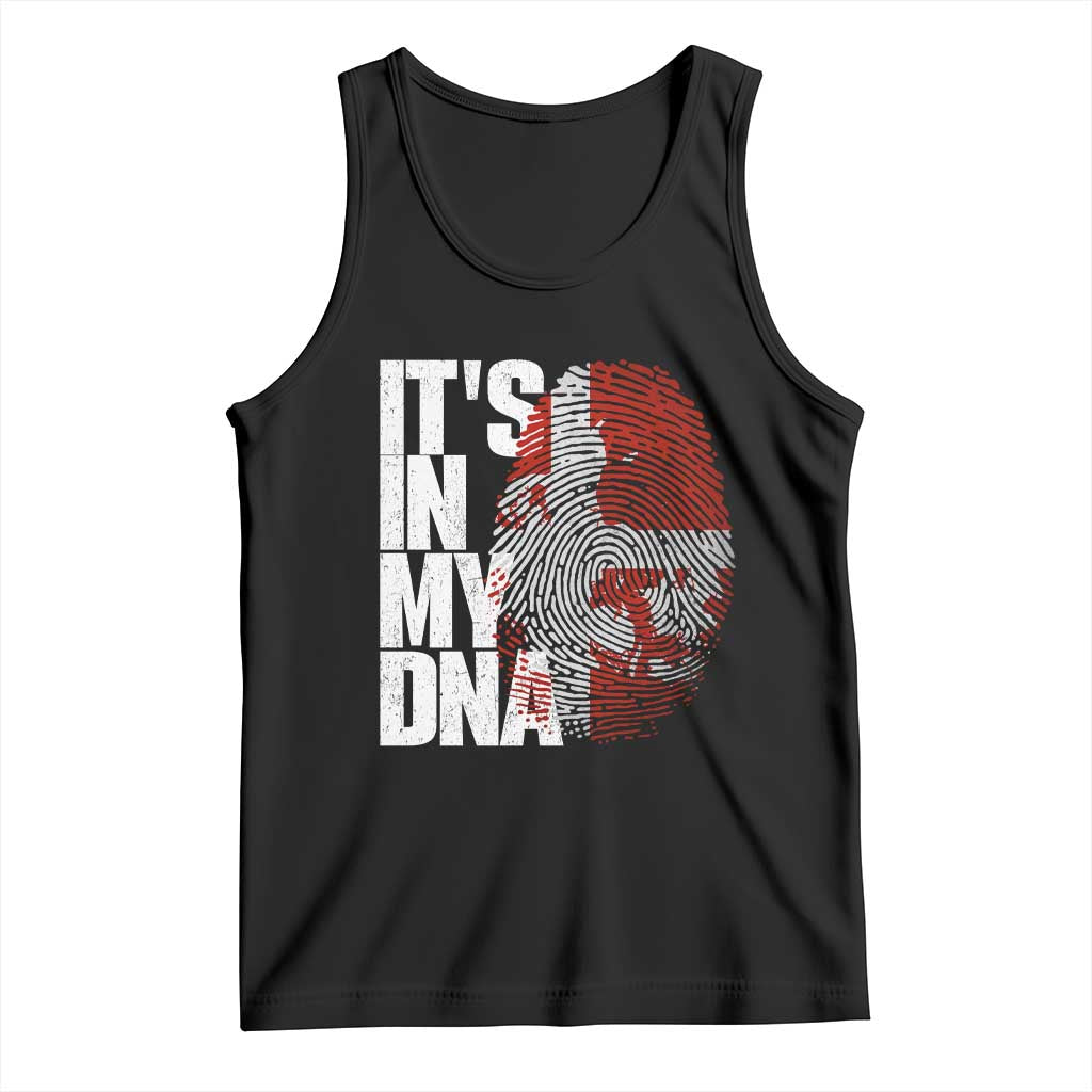 It's in My DNA Tank Top Denmark Map Flag Danish Gift
