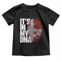 It's in My DNA Toddler T Shirt Denmark Map Flag Danish Gift