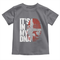 It's in My DNA Toddler T Shirt Denmark Map Flag Danish Gift