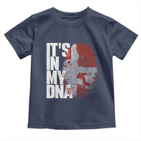 It's in My DNA Toddler T Shirt Denmark Map Flag Danish Gift