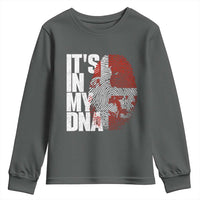 It's in My DNA Youth Sweatshirt Denmark Map Flag Danish Gift