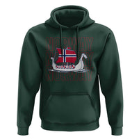 Norwegian Viking Ship Flag Boat Norway Heritage Hoodie