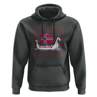 Norwegian Viking Ship Flag Boat Norway Heritage Hoodie