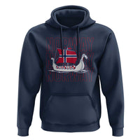 Norwegian Viking Ship Flag Boat Norway Heritage Hoodie