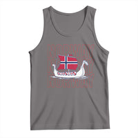 Norwegian Viking Ship Flag Boat Norway Heritage Tank Top