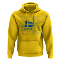Swedish Viking Ship Sverige Sweden Flag Boat Viking Hoodie