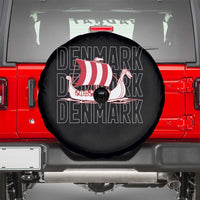 Denmark Flag Viking Ship Danes Danish Roots Dansk Denmark Spare Tire Cover