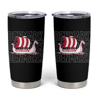 Denmark Flag Viking Ship Danes Danish Roots Dansk Denmark Tumbler Cup