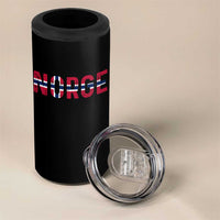 Norge Flag Norway 4 in 1 Can Cooler Tumbler Norwegian Home Love Family