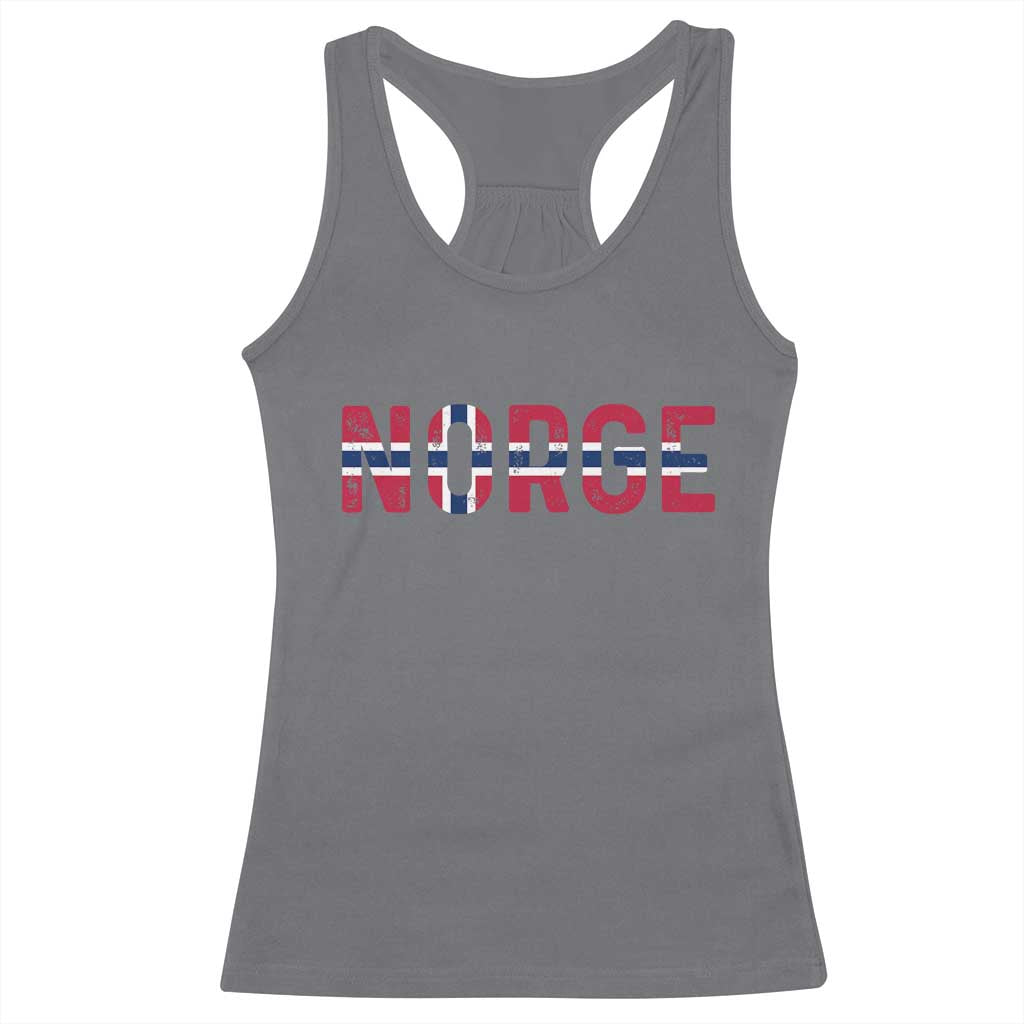 Norge Flag Norway Racerback Tank Top Norwegian Home Love Family