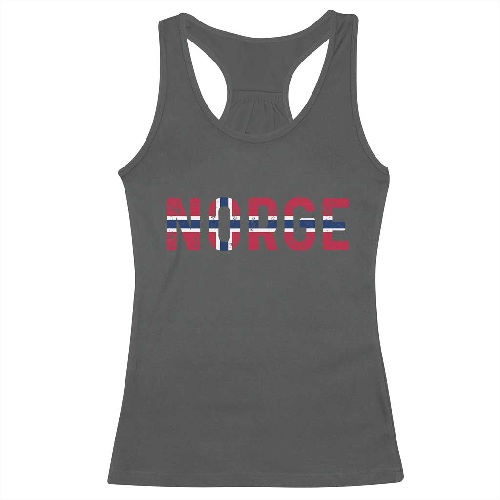 Norge Flag Norway Racerback Tank Top Norwegian Home Love Family