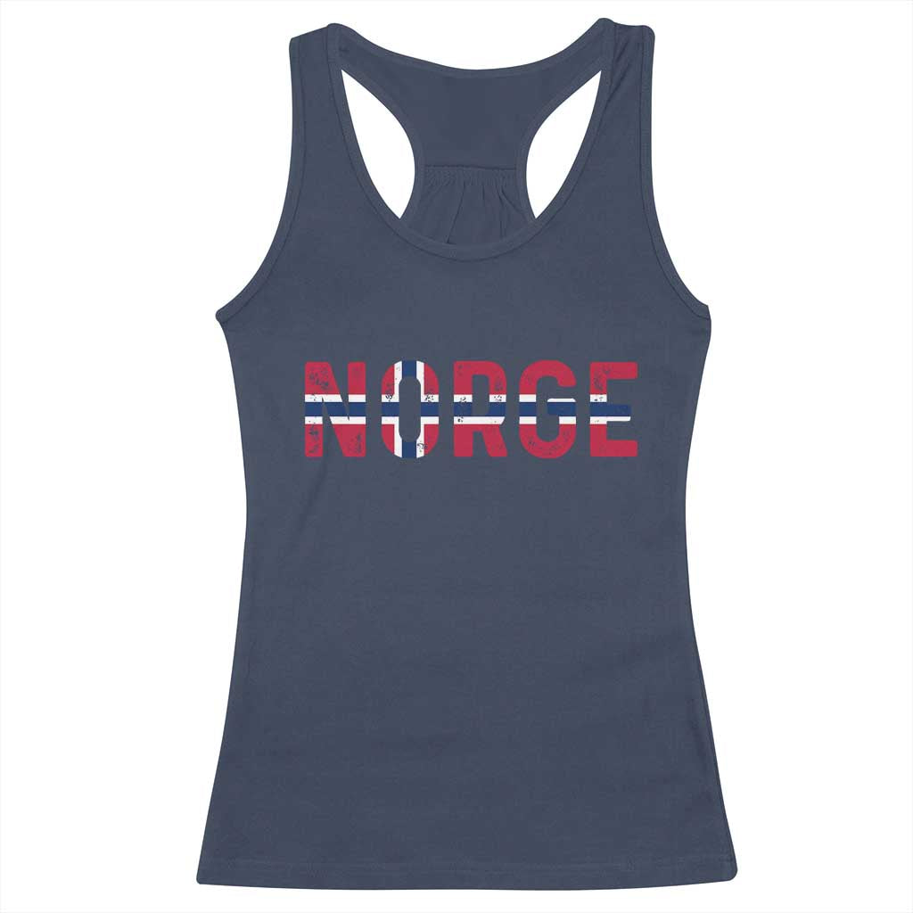 Norge Flag Norway Racerback Tank Top Norwegian Home Love Family
